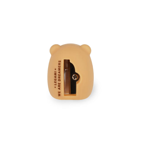 Legami - Temperino Matita - Mini Friends, Temperamatite Ideale per Bambini, Facile da Impugnare, Tempera Matite e Pastelli, Cancelleria Scuola e Ufficio, Dimensioni 3 x 4,5 x 2 cm, Tema Teddy Bear