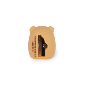 Legami - Temperino Matita - Mini Friends, Temperamatite Ideale per Bambini, Facile da Impugnare, Tempera Matite e Pastelli, Cancelleria Scuola e Ufficio, Dimensioni 3 x 4,5 x 2 cm, Tema Teddy Bear