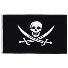 Carica l'immagine nel visualizzatore di Gallery, AZ FLAG Bandiera Pirata Jack Rackham 90x60 cm Poliestere 100D 2 Occhielli