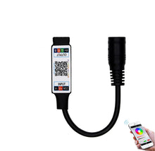 Carica l'immagine nel visualizzatore di Gallery, Mini controller Bluetooth RGB DC 5 V 12 V 24 V musica BT Smart APP controller striscia di controllo per striscia LED RGB
