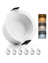 Carica l'immagine nel visualizzatore di Gallery, HOMEOW Faretti LED da Incasso per Cartongesso Antiriflesso, 7W 230V IP44