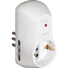 Carica l'immagine nel visualizzatore di Gallery, BTicino S3610DB Adattatore Safe Presa Multipla a 3 posti, con 1 Presa Schuko Standard Tedesco, 2 Prese Bivalenti 10/16A 