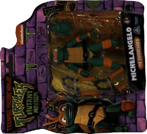 Giochi Preziosi - Michelangelo Tartarughe Ninja Caos Mutante, Michelangelo in versione Action Figure Base Articolata da 12 cm, Personaggio con Armi da Combattimento, Per Bambini dai 4 anni