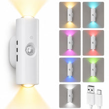 Carica l'immagine nel visualizzatore di Gallery, Luce Notturna Sensore Movimento Camera da Letto, Bianco