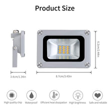 Carica l'immagine nel visualizzatore di Gallery, SOLIKU 12 V Proiettore LED 10 W 800 lm Bassa Pressione Illuminazione di Sicurezza Impermeabile IP66 6500 K Bianco Freddo Faretto LED Esterno per Illuminazione Pubblica Garage Corridoio Giardino
