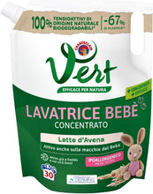 Carica l'immagine nel visualizzatore di Gallery, Chanteclair Vert - Detergente Lavatrice Bebè Latte d'Avena 1200ml