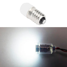 Carica l'immagine nel visualizzatore di Gallery, AC/DC E10 Lampadine, 10 Set 24 Volt Bianco Freddo Lampadine di Ricambio Miniatura Vite LED Lampade Luce 0.5W 60LM, Compr