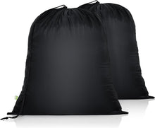 Carica l'immagine nel visualizzatore di Gallery, OTraki 2 Pezzi Sacco Portabiancheria Sporca,50 x 60 cm Laundry Bag con Coulisse,Sacco Portabiancheria Sporca Pieghevole,Portatile Sacchetto Biancheria Sporca da Viaggio per Campeggio Casa Collegio