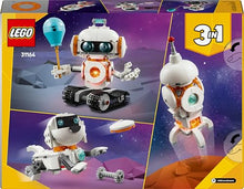 Carica l'immagine nel visualizzatore di Gallery, LEGO Creator 3 in 1 Robot Spaziale Giocattolo - Si Trasforma in Cane o in Razzo - Set di Costruzioni per Bambini, Bambine, Ragazzi e Ragazze da 8 Anni - Idea Regalo di Compleanno Creativa - 31164