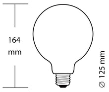 Carica l'immagine nel visualizzatore di Gallery, greenandco lampadina LED design vintage per illuminazione ambientale | dimmerabile | E27 G125 | 4,9W 200lm | 1800K (bian