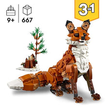 Carica l&#39;immagine nel visualizzatore di Gallery, LEGO Creator 3 in 1 Animali della Foresta: Volpe Rossa Giocattolo, Giochi per Bambini e Bambine da 9 Anni in su, Modelli Trasformabili in Gufo e Scoiattolo Snodabili, Idea Regalo Divertente 31154