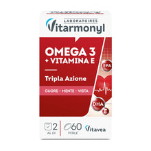 Carica l'immagine nel visualizzatore di Gallery, Vitarmonyl Omega3 EPA DHA - Benessere Cuore - Mente e Vista - 60 Softgel