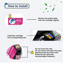 Carica l&#39;immagine nel visualizzatore di Gallery, GoToners 604XL Cartucce Compatibili per Epson 604 XL Multipack per XP-2200 XP-2205 XP-3200 XP-3205 XP-4200 XP-4205 WF-2910 WF-2930 WF-2935 WF-2950 (4 Nero, 2 Ciano, 2 Magenta, 2 Giallo)