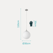 Carica l'immagine nel visualizzatore di Gallery, Eglo lampada a sospensione Rondo, lampada a sospensione a uno punto