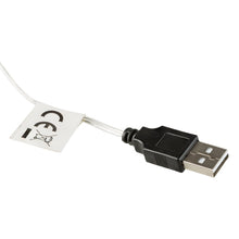 Carica l'immagine nel visualizzatore di Gallery, Idena 31483 - Catena luminosa LED Micro con 120 LED in bianco caldo, alimentazione USB, con interruttore, per uso intern