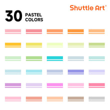 Carica l'immagine nel visualizzatore di Gallery, Shuttle Art Evidenziatori Pastello, 30 Evidenziatori a Doppia Punta