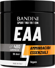Carica l'immagine nel visualizzatore di Gallery, Bandini® EAA Aminoacidi Essenziali 480 COMPRESSE - Con 9 Amminoacidi