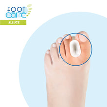 Carica l'immagine nel visualizzatore di Gallery, MASTER AID Footcare Alluce Valgo - Separatore Alluce - Separatore Dita Piede in Gel - Formato Small - 1 Confezione da 2 