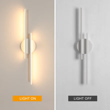 Carica l'immagine nel visualizzatore di Gallery, 24W Applique da Parete Interno LED Bianca 60CM Bianco Caldo 3000K