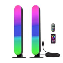 Carica l'immagine nel visualizzatore di Gallery, ThreeH Barra luminosa RGB Lampada da tavolo a LED per TV da gioco Retroilluminazione USB alimentata con APP e telecomand