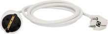 Carica l'immagine nel visualizzatore di Gallery, UNITEC Schuko - Prolunga H05VV-F3G 1,5 mm², IP20, 2 m, colore: Bianco