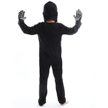 Carica l'immagine nel visualizzatore di Gallery, Sincere Party Costume da scheletro bagliore al buio con ossa con guanti, ottimo per bambini di 5-7 anni