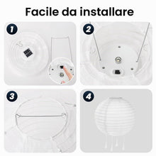 Carica l'immagine nel visualizzatore di Gallery, HOTUT Lanterne Solari da Esterno, 2 Pezzi Lampada Solare da Giardino, IP65 Impermeabile Luci Solari, Luce Bianca Calda, 