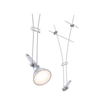 Carica l'immagine nel visualizzatore di Gallery, Paulmann CorDuo, punto luce singolo per sistema di cavi per faretti, 94487, Comet, massima CC: 12V 50 Watt, estensibile,