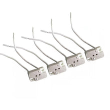 Carica l'immagine nel visualizzatore di Gallery, CHANCS MR16 G4 MR11 G5.3 G6.35 Supporto zoccolo in ceramica Adattatore zoccolo base rettangolare per lampada alogena 4PC