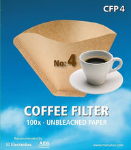 Carica l&#39;immagine nel visualizzatore di Gallery, Menalux CFP4 - 100 filtri in carta, numero 4, per macchina da caffè Drip