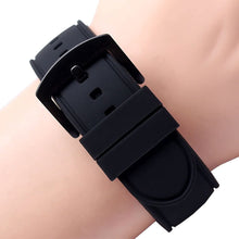 Carica l'immagine nel visualizzatore di Gallery, 10 Pezzi Passante Cinturino Orologio in Silicone,Anello Cinturino Garmin 22mm,Ferma Orologio Gomma,Anelli di chiusura ri