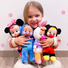 Carica l'immagine nel visualizzatore di Gallery, Cry Babies Tiny Cuddles Disney Minnie, Bambola di Peluche ispirata a Minnie Mouse della Disney, che Piange Lacrime Vere, Giocattolo Regalo per Bambini e Bambine dai 18 Mesi in su