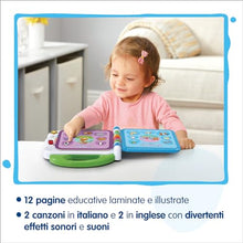 Carica l'immagine nel visualizzatore di Gallery, VTech Il Mio Primo Libro Illustrato - Le Mie Prime 100 Parole, Libro Bilingue per Bambini, Libro Sensoriale in Italiano e Inglese, Libro Neonato con 3 Modalità, Batterie Incluse, 18 Mesi - 4 Anni