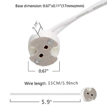Carica l'immagine nel visualizzatore di Gallery, FineLED MR16 G5.3 - Confezione da 10 attacchi portalampada a LED MR16 G5.3 Mr11 per lampadine alogene da 12 V e a LED, a
