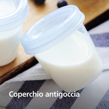 Carica l'immagine nel visualizzatore di Gallery, Philips Avent SCF721/20 Set Vasetti per la Conservazione delle Pappe, 10 Pezzi 180 ml + 10 Pezzi 240 ml