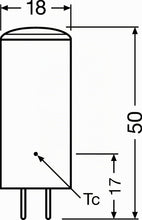 Carica l'immagine nel visualizzatore di Gallery, OSRAM LED PIN 40 320° DIM bianco caldo 2700 K 4,5 W 470 lm