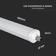Carica l'immagine nel visualizzatore di Gallery, V-TAC Plafoniera LED Impermeabile 60 CM da Esterno - 18W - PRO SERIES - Lampada Rettangolare da Soffitto e Parete - 2160