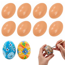 Carica l'immagine nel visualizzatore di Gallery, 10 Pezzi Uova Finte in Plastica Color Uovo, Uova Artificiali per Nidi e Galline, Stimola la Deposizione, Ideali per Pitt