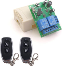Carica l'immagine nel visualizzatore di Gallery, DieseRC Interruttore di controllo remoto sicuro, wireless, da 12 V, 24 V, 30 V CC, 433 MHz RF e 10 A, con ricevitore rel