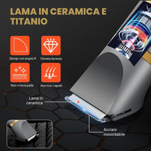 Carica l'immagine nel visualizzatore di Gallery, Scttomon Body Trimmer per gli uomini, Ball Pubic Hair Trimmer, Body Foil Rasoio Rasoio Naso Ear Impermeabile Wet/Dry Gro