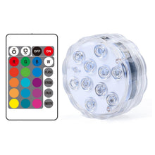 Carica l'immagine nel visualizzatore di Gallery, Luce LED Sommergibili con Telecomando RGB - Luci Piscina Impermeabili 16 Colori per Acquario, Stagno, Vasca da Bagno, Gi