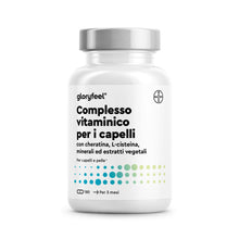 Carica l'immagine nel visualizzatore di Gallery, Integratore per Capelli, 3 Mesi di Scorta,180 Capsule, Cheratina, Biotina, Zinco &amp; Selenio + Rame, Per Capelli Sani, per
