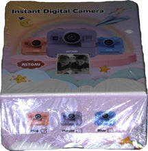 Carica l'immagine nel visualizzatore di Gallery, ASTGMI Macchina Fotografica Bambini Istantanea, 2,4 Pollici 1080P Fotocamera Bambini Selfie con Carta da Stampa e 32GB Scheda, Giocattolo Regalo di Natale Bambino e Bambina 3 4 5 6 7 8 Anni (Rosa)