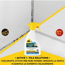 Carica l'immagine nel visualizzatore di Gallery, FILA Solutions ACTIVE 1 Spray Toglimuffa Muri Bagno e Doccia - 500ml
