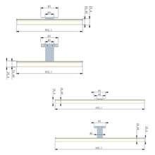 Carica l'immagine nel visualizzatore di Gallery, Lampada per specchio a LED 600 mm Lampada a sospensione 230V Lampada Bagno cromata, selezione: 600 mm, bianco neutro