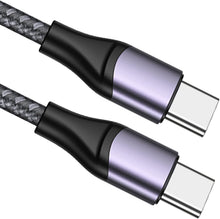 Carica l'immagine nel visualizzatore di Gallery, elzle Cavo USB C,65W Cavo Type C,Cavo USB Type-C Ricarica Rapida,Nylon,2m
