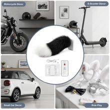 Carica l'immagine nel visualizzatore di Gallery, 1 Pezzi Coda Elettrica per Auto con Telecomando, Coda Pelosa per Auto, Con Suono attivato e Oscillazione a 3 Velocità, C