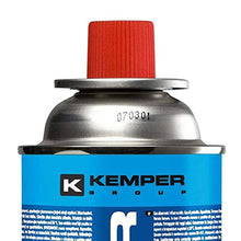 Carica l'immagine nel visualizzatore di Gallery, KEMPER - Cartouche gaz butane 220g Pack de 3 Bonbonnes de gaz UN2037 Bouteilles pour appareils à gaz