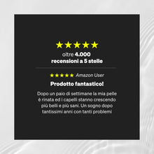 Carica l'immagine nel visualizzatore di Gallery, Collagene e Acido Ialuronico Integratore, 180 Capsule, + Vitamina C e Biotina, 1000mg Collagene Idrolizzato + 200mg Acid