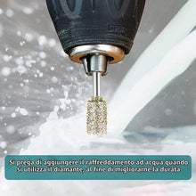 Carica l'immagine nel visualizzatore di Gallery, 20 Pezzi Frese Diamantate per Dremel, Set di Frese Diamantate con Gambo da 3 mm per Pietra Intaglio fai da te, Rettifica
